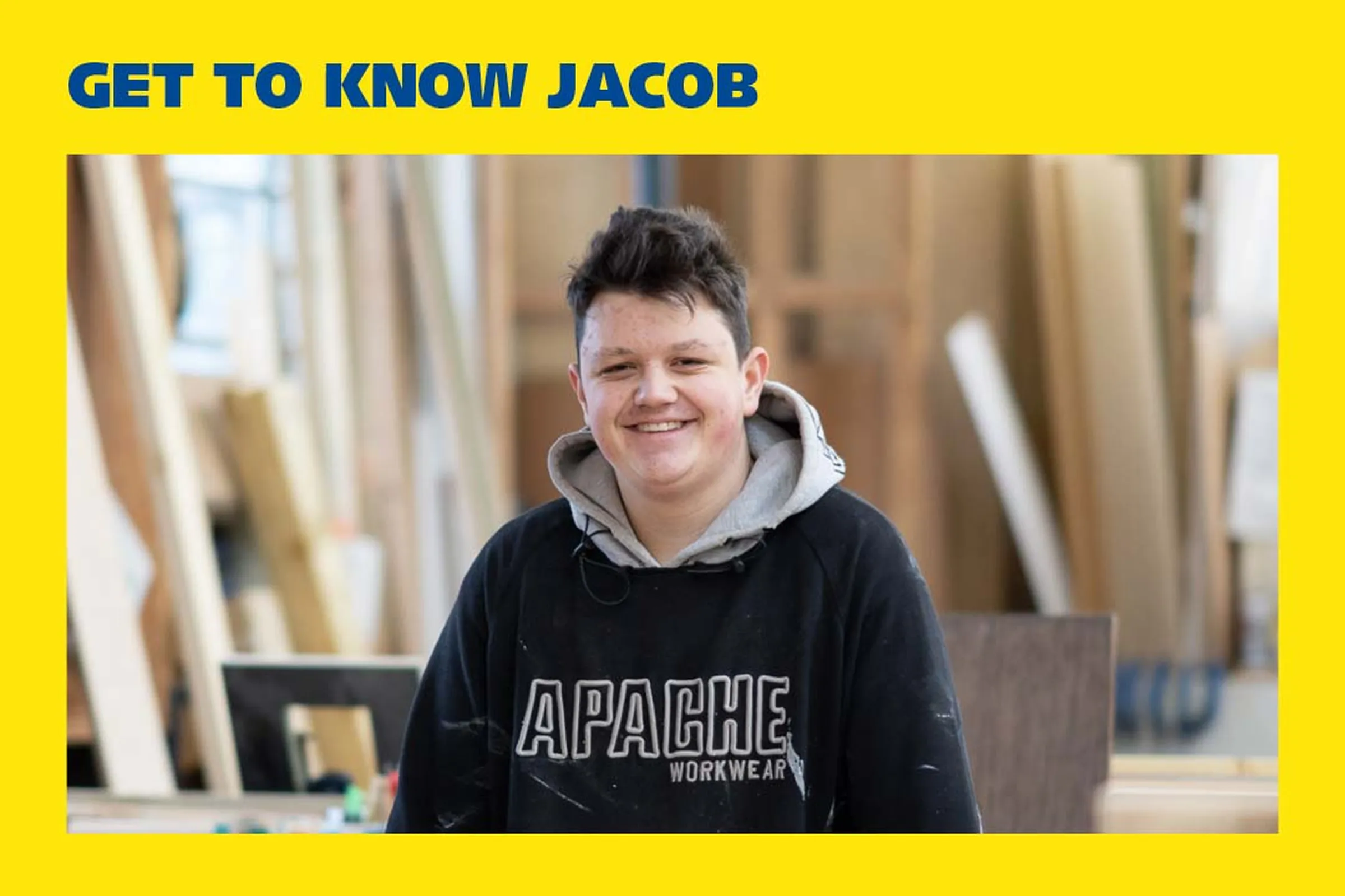 Jacob Ritchey Rihoy Joinery Apprentice Jacob - National Careers Week Q&A